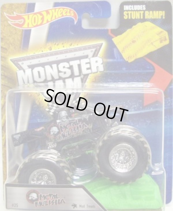 画像1: 2016 MONSTER JAM includes STUNT RAMP! 【METAL MULISHA】 BLACK (MUD TREADS)