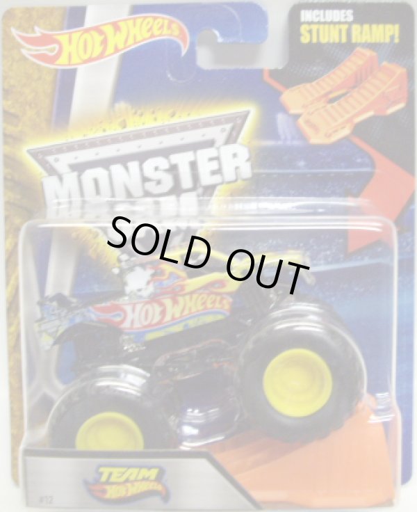 画像1: 2016 MONSTER JAM includes STUNT RAMP! 【TEAM HOT WHEELS】 BLACK