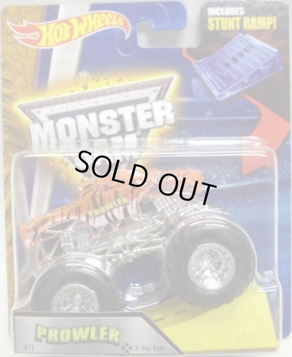 画像1: 2016 MONSTER JAM includes STUNT RAMP! 【PROWLER】 CLEAR ORANGE (X-RAY BODY)