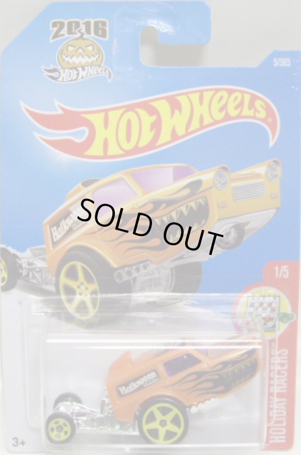 画像1: 【HW POPPA WHEELIE】　ORANGE/5SP (HALLOWEEN TAMPO)