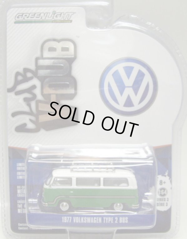 画像1: 2016 GREENLIGHT CLUB V-DUB S3 【1977 VOLKSWAGEN TYPE 2 BUS】 GREEN-WHITE/RR