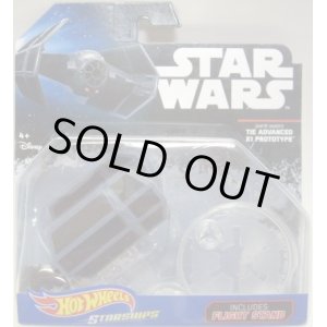 画像: 2017 HW STAR WARS STARSHIP 【DARTH VADER'S TIE ADVANCED X1 PROTOTYPE】　BLUEGRAY (2017 CARD)