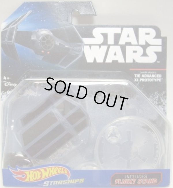 画像1: 2017 HW STAR WARS STARSHIP 【DARTH VADER'S TIE ADVANCED X1 PROTOTYPE】　BLUEGRAY (2017 CARD)