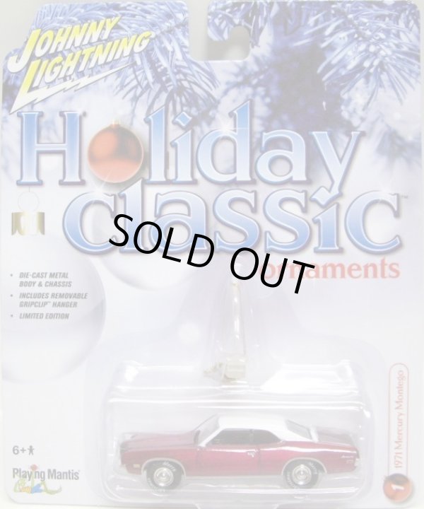 画像1: 2016 JOHNNY LIGHTNING - HOLIDAY CLASSICS ORNAMENTS S1 【1971 MERCURY MONTEGO】 RED-WHITE/RR　