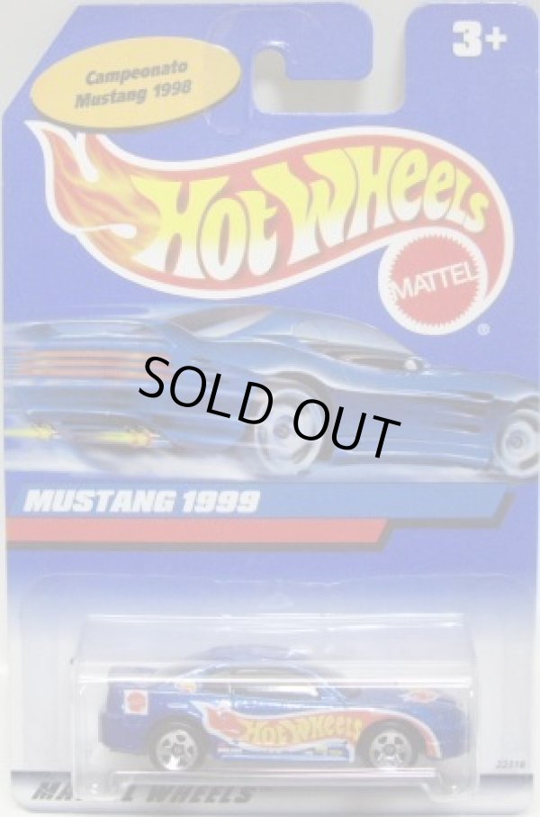 画像1: 1998 MEXICO EXCLUSIVE 【MUSTANG 1999】　RACE TEAM BLUE/5SP (#1 / MATTEL WHEELS TAMPO)