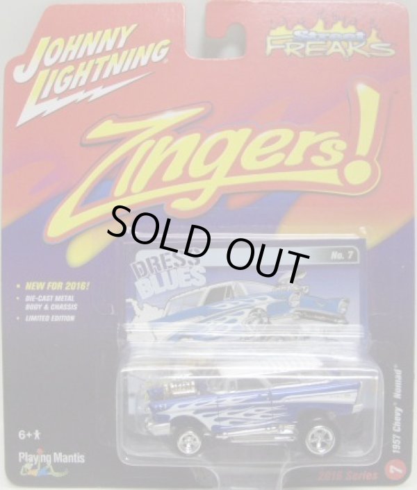 画像1: 2016 JOHNNY LIGHTNING - STREET FREAKS S2 【1957 CHEVY NOMAD】 BLUE-WHITE (ZINGERS!)