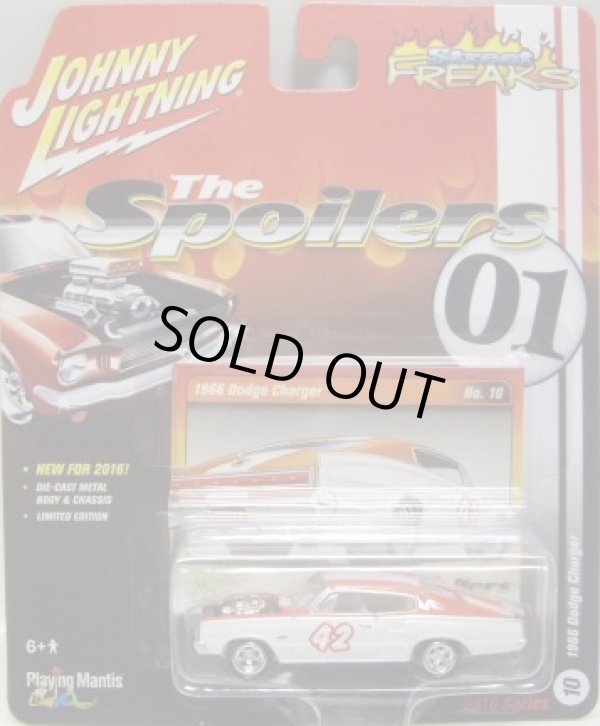 画像1: 2016 JOHNNY LIGHTNING - STREET FREAKS S2 【1966 DODGE CHARGER】 WHITE-RED (THE SPOILERS)