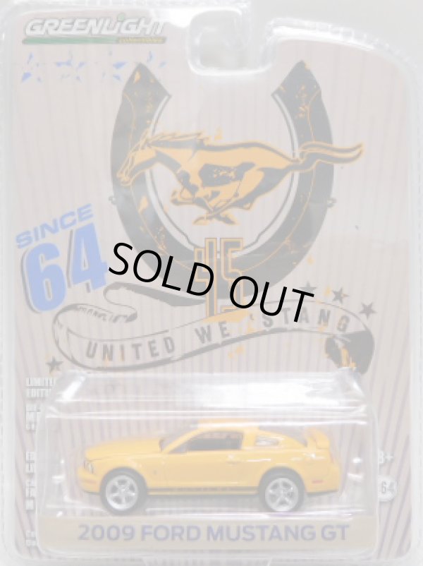 画像1: 2016 GREENLIGHT ANNIVERSARY COLLECTION S3 【2009 FORD MUSTANG】 YELLOW/RR