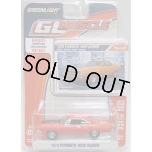 画像: 2016 GREENLIGHT GL MUSCLE S16 【1970 PLYMOUTH ROAD RUNNER】 ORANGE/RR