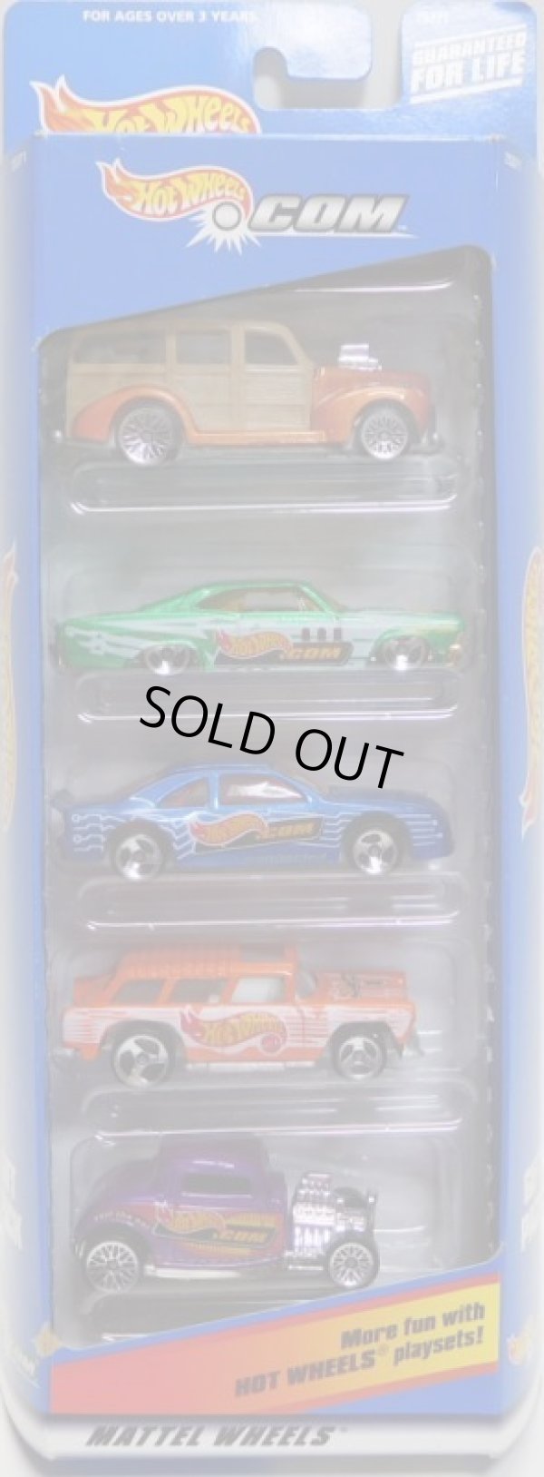 画像1: 2000 5PACK 【HOT WHEELS .COM】　'40's Woodie / '65 Impala / T-Bird Stocker / Classic Nomad / '32 Ford