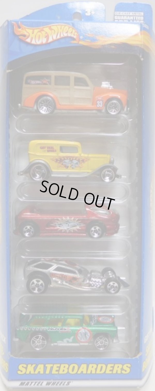 画像1: 2001 5PACK 【SKATEBOARDERS】　'40's Woodie / '32 Ford Delivery / Deora II / Surf Crate / Classic Nomad