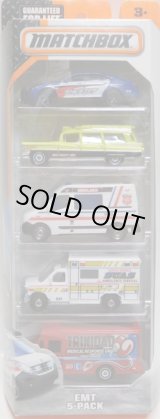 画像: 2015 MATCHBOX 5PACK  【EMT】Ford Police Interceptor / 1963 Cadillac Ambulance / Renault Master Ambulance / Ford E-350 Ambulance / Express Delivery