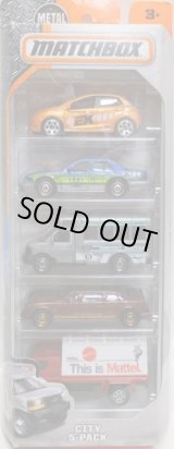 画像: 2016 MATCHBOX 5PACK  【CITY】Mazda 2 / Ford Crown Victoria Taxi / GMC School Bus / Limousine / Billboard Truck