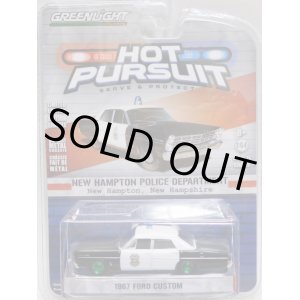 画像: 2016 GREENLIGHT HOT PURSUIT S20 【1967 FORD CUSTOM】 BLACK-WHITE/RR (NEW HAMPTON POLICE DEPARTMENT) (GREEN MACHINE)