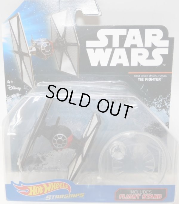 画像1: 2017 HW STAR WARS STARSHIP 【FIRST ORDER SPECIAL FORCES TIE FIGHTER】　BLACK-RED (2017 CARD)