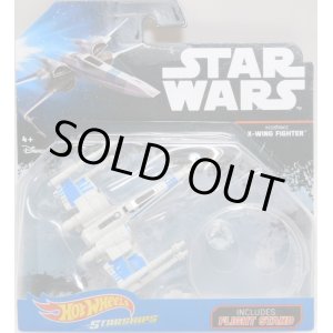 画像: 2017 HW STAR WARS STARSHIP 【RESISTANCE X-WING FIGHTER】 WHITE-BLUE (2017 CARD)