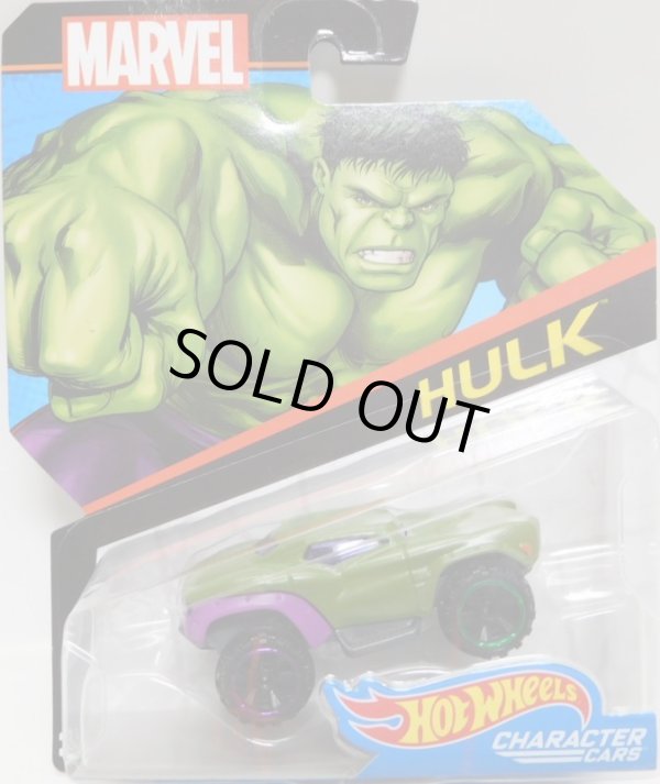 画像1: 2017 HW MARVEL 【HULK】　GREEN/OR6SP (2017 CARD)