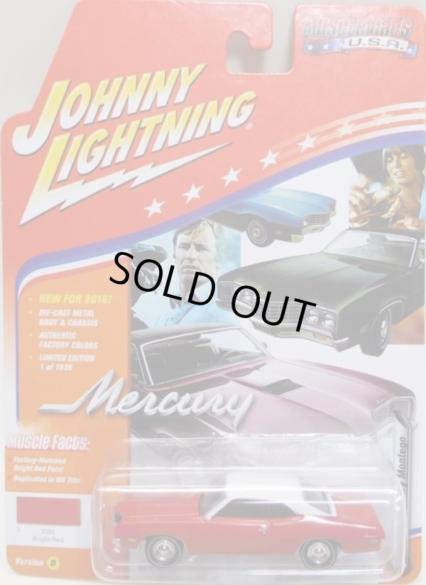 画像1: 2016 JOHNNY LIGHTNING - MUSCLE CARS USA S2 【1977 MERCURY MONTEGO】 RED/RR (1836個限定）