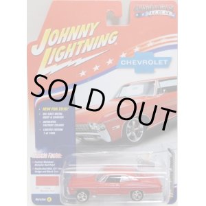 画像: 2016 JOHNNY LIGHTNING - MUSCLE CARS USA S2 【1968 CHEVY IMPALA】 RED/RR (1836個限定）
