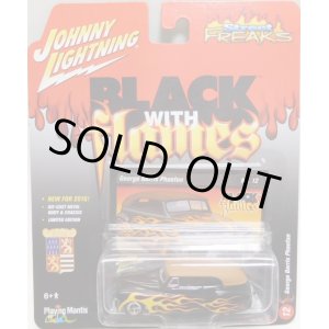 画像: 2016 JOHNNY LIGHTNING - STREET FREAKS S2 【GEORGE BARRIS PHAETON】 BLACK-BROWN (BLACK WITH FLAMES)