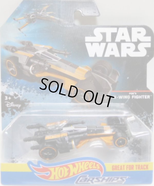 画像1: 2017 HW STAR WARS CARSHIPS 【POE'S X-WING FIGHTER】　BLACK-LT.ORANGE/O5
