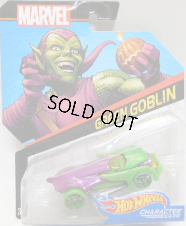 画像1: 2017 HW MARVEL 【GREEN GOBLIN】　GREEN-PURPLE/O5 (2017 CARD)