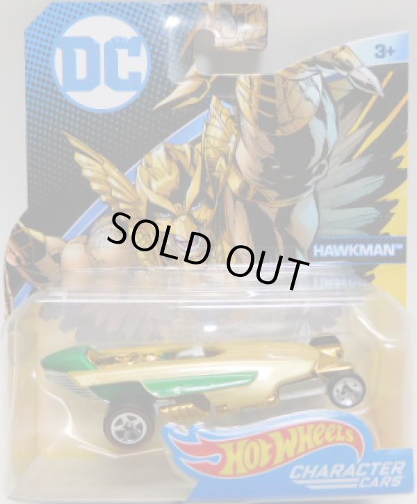 画像1: 2017 ENTERTAINMENT CHARACTERS "DC COMICS"【HAWKMAN】　GOLD-GREEN/SK5-RL (ギミックあり）