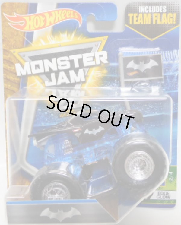 画像1: 2017 MONSTER JAM includes TEAM FLAG! 【BATMOBILE】 BLACK (EDGE GLOW)