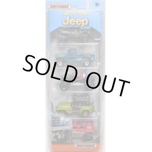 画像: 2016 MATCHBOX 5PACK  【JEEP ANNIVERSARY EDITION】Jeep Willys/Jeep Willys 4x4/Jeep Hurricane/Jeep Wrangler/Jeep Wrangler Superlift