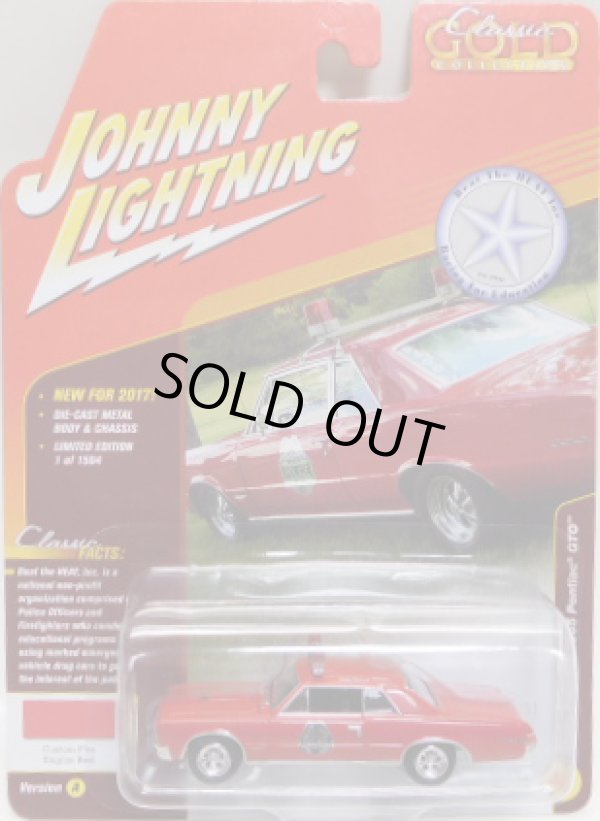 画像1: 2017 JOHNNY LIGHTNING - CLASSIC GOLD COLLECTION R1 【BLAKE RAINEY'S 1965 PONTIAC GTO】 RED/RR (1504個限定)