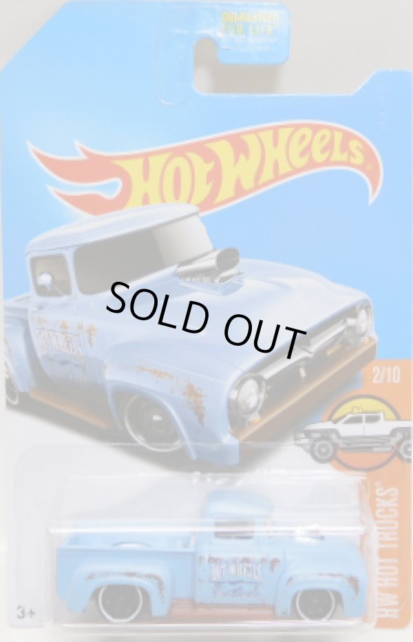 画像1: 【CUSTOM '56 FORD TRUCK】　LT.BLUE/NEW WHEELS (サビTAMPO)(KMART EXCLUSIVE)