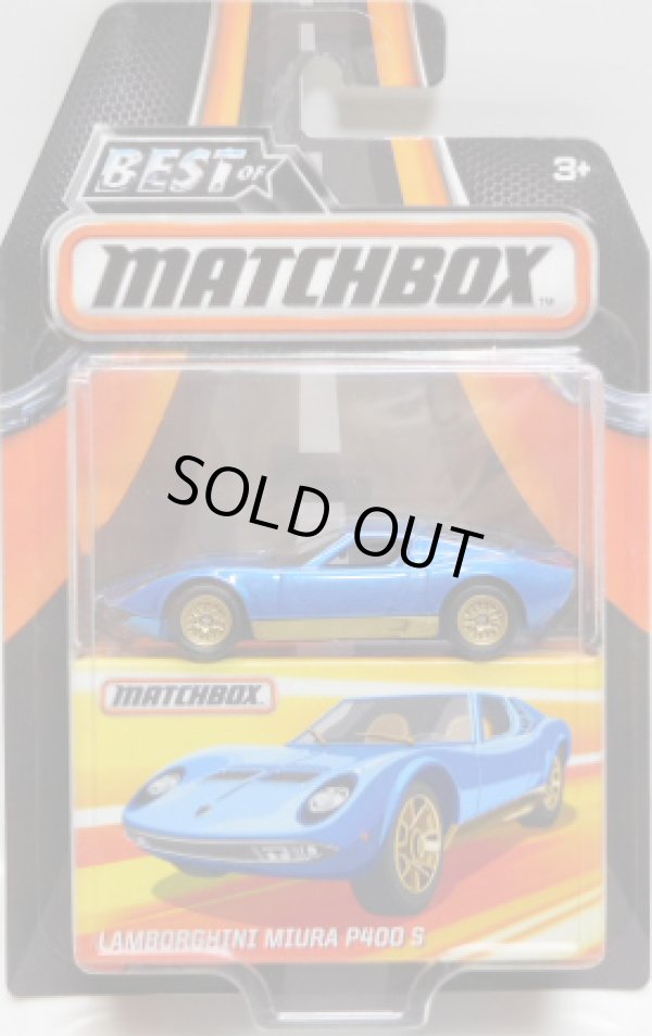 画像1: 2017 BEST OF MATCHBOX 【LAMBORGHINI MIURA P400 S】 BLUE