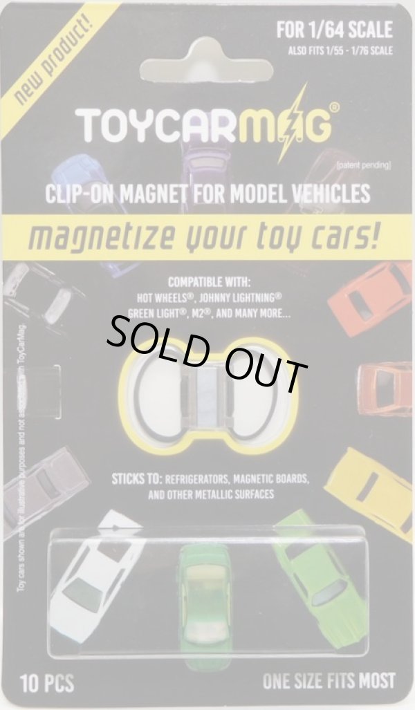 画像1: 【TOY CAR MAG （10個入り）】　ルースのミニカーに取り付ける磁石です。