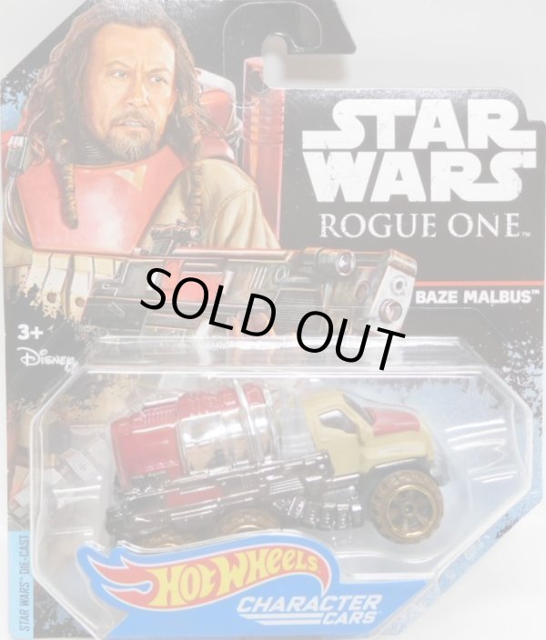 画像1: 2017 HW STAR WARS 【BAZE MALBUS】 SAND-RED/OR6SP (2017 CARD)