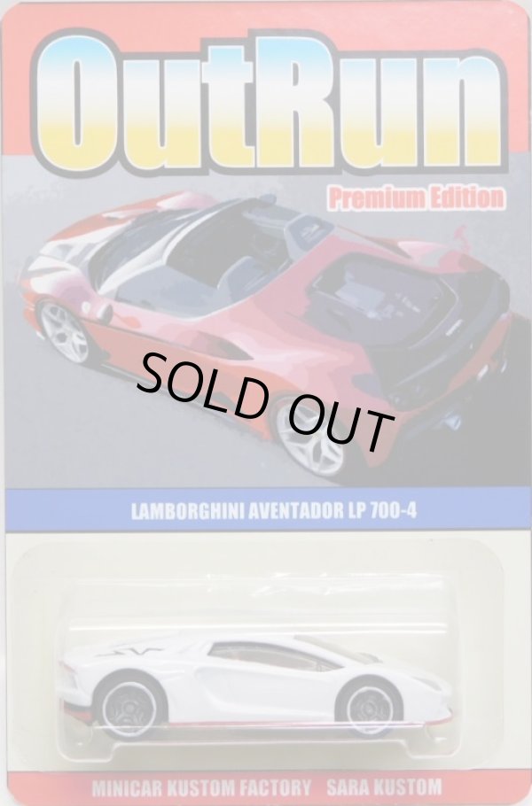 画像1: SARA KUSTOM 【"OUT RUN" LAMBORGHINI AVENTADOR LP 700-4 (カスタム完成品）】 WHITE/MC5 （送料サービス適用外） 