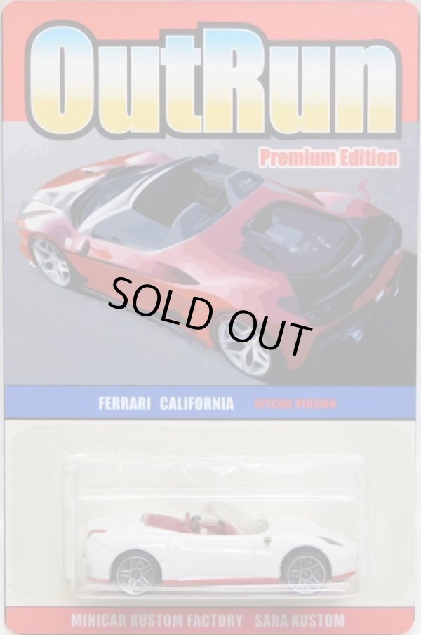 画像1: SARA KUSTOM 【"OUT RUN / SPECIAL VERSION" FERRARI CALIFORNIA (カスタム完成品）】 WHITE/PR5（送料サービス適用外） 