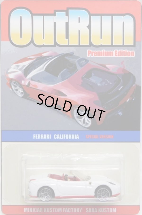 画像1: SARA KUSTOM 【"OUT RUN / SPECIAL VERSION" FERRARI CALIFORNIA (カスタム完成品）】 WHITE/PR5（送料サービス適用外） 