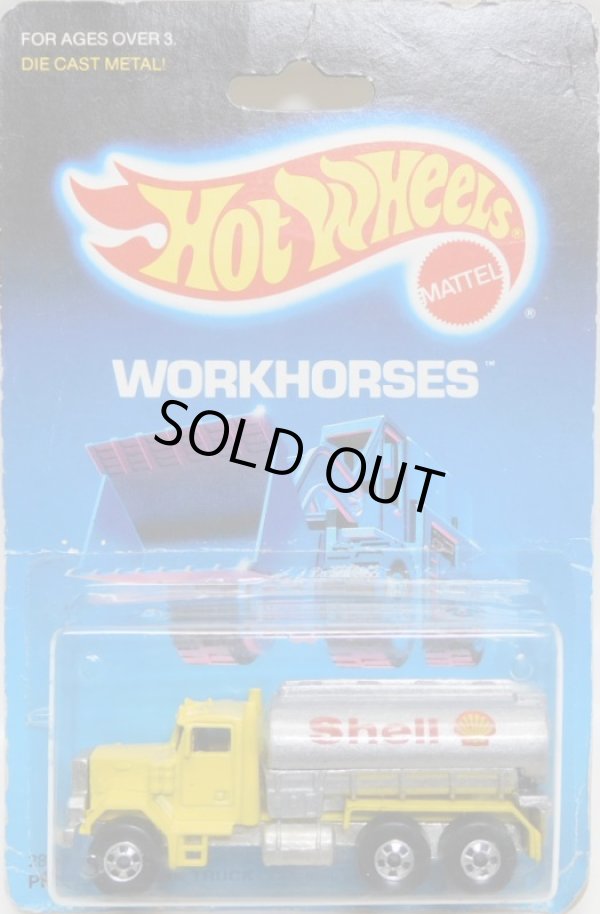 画像1: 1989 WORKHORSES 【PETERBILT TANK TRUCK (SHELL)】 YELLOW/BW