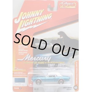 画像: 2017 JOHNNY LIGHTNING - CLASSIC GOLD COLLECTION R1C 【1968 MERCURY COUGAR XR7-G】 MET.AQUA-WHITE/RR (1256個限定)