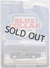 画像: 2017 GREENLIGHT BLUE COLLAR COLLECTION S2 【1968 FORD F-100 (TUPELO GREASE)】 FLAT BLACK/RR 