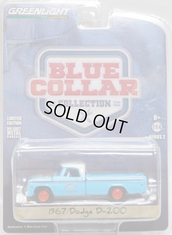 画像1: 2017 GREENLIGHT BLUE COLLAR COLLECTION S2 【1967 DODGE D-200 (GRUMP'S GARAGE)】 LT.BLUE/RR 