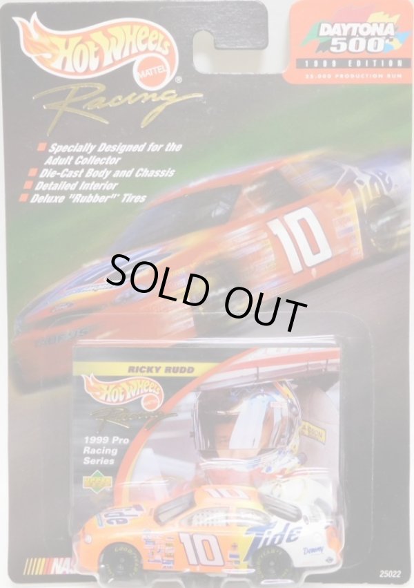 画像1: 1999 HOT WHEELS RACING "DAYTONA 500"【#10 TEAM TIDE  FORD TAURUS】　NEON ORANGE/RR