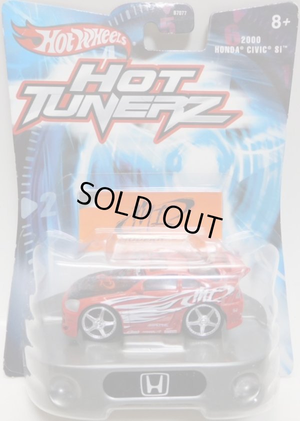 画像1: 2003 HOT TUNERZ 【2000 HONDA CIVIC SI】　RED (1/64より大きいです）