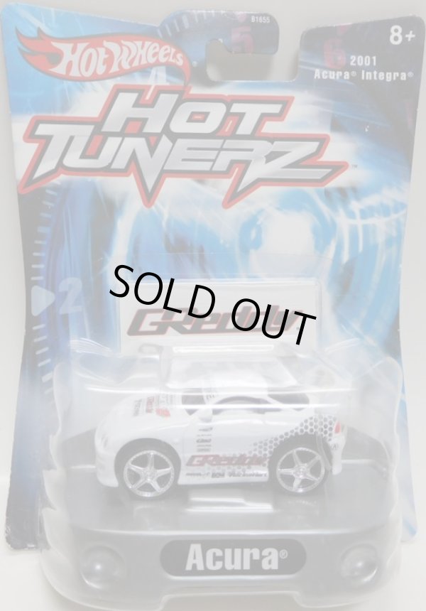 画像1: 2003 HOT TUNERZ 【2001 ACURA INTEGRA】　WHITE (1/64より大きいです）