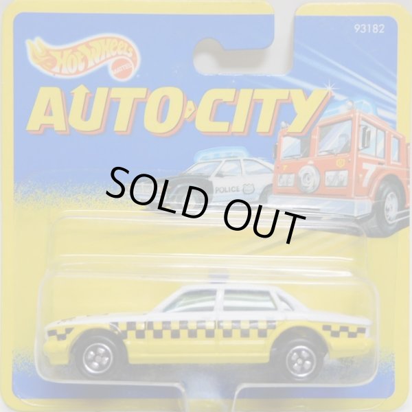 画像1: 1995 AUTO CITY  【POLICE CAR】　WHITE-YELLOW/C2 (CORGIキャスト)