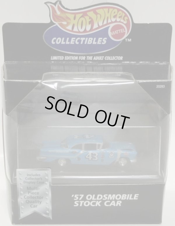 画像1: 1998 100% SINGLE 【'57 OLDSMOBILE STOCK CAR (RICHARD PETTY)】 LT.BLUE/RR (SILVER WHEELS)