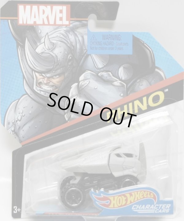 画像1: 2017 HW MARVEL 【RHINO】　FLAT LT.GRAY/OR6SP (2017 CARD)