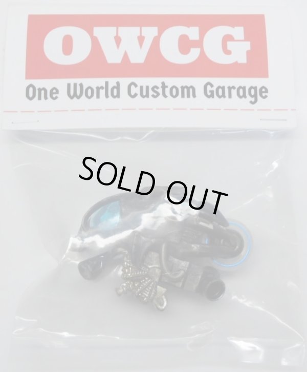 画像1: ONE WORLD CUSTOM GARAGE 【宇宙骸骨 (カスタム完成品）】 BLACK (BLUE WINDOW) （送料サービス適用外） 