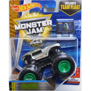 画像: 2017 MONSTER JAM includes TEAM FLAG! 【ALIEN INVASION】 SILVER (EPIC ADDITIONS)(2017 NEW LOOK!)