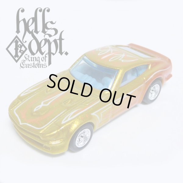 画像1: HELLS DEPT 2017 SHO Pinstriping 【DATSUN 240Z (カスタム完成品)】YELLOW/RR(送料サービス適用外）